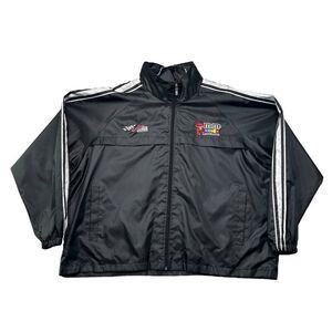 Nascar Men's Joe Gibbs Racing M&M's Racing Full Zip‎ Hooded Lightweight Jacket
